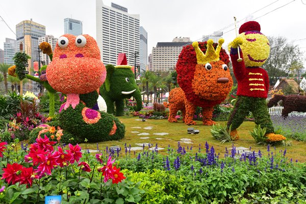 花展明揭幕繁花添美景