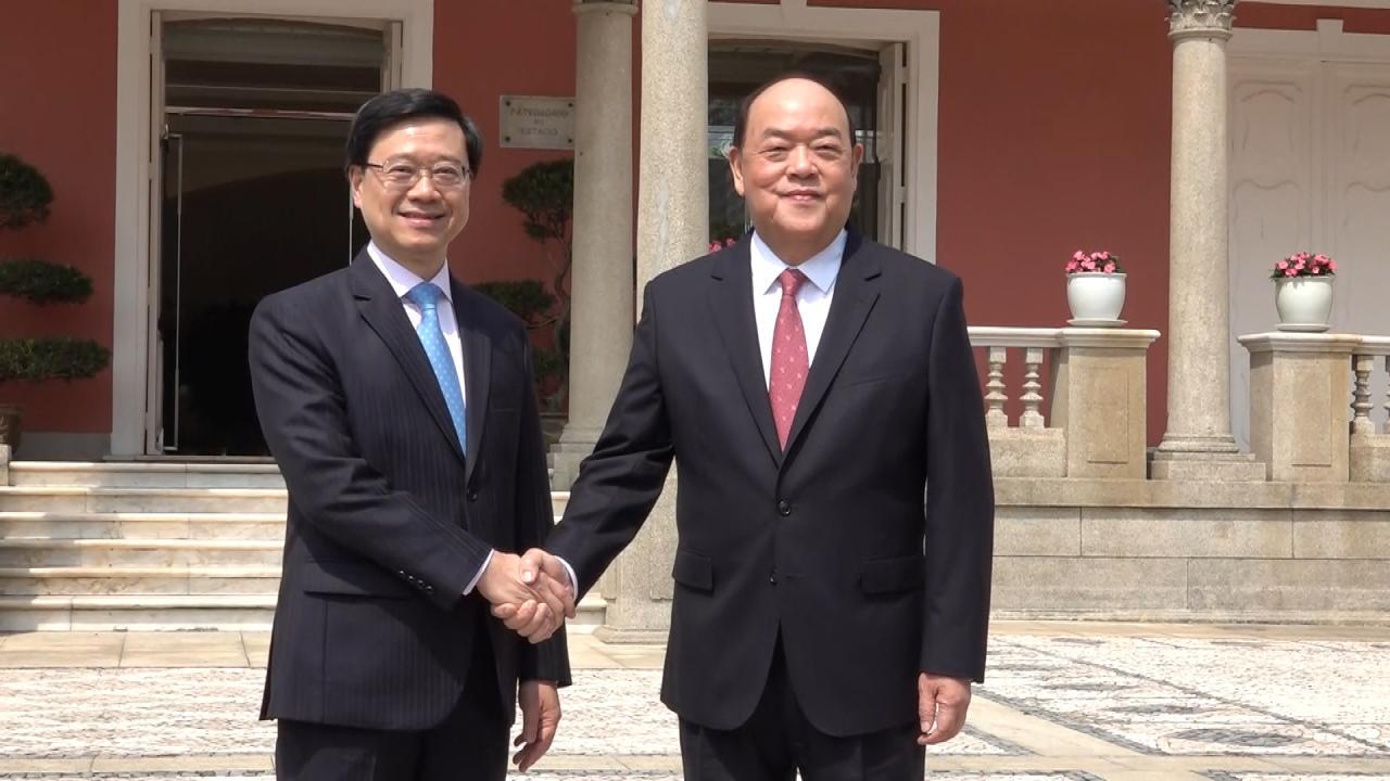 CE boosts HK-Macau ties