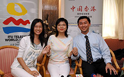 Amy Lau, Marion Lai and Antony Tam