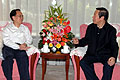 Donald Tsang meets Tianjin Mayor Dai Xianglong 