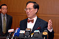 Donald Tsang meets media