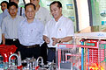 Donald Tsang briefed on desulphurisation system