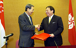 HK, Singapore sign MOU