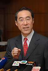 Financial Secretary Henry Tang