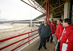 Mexican party visits equestrian venue