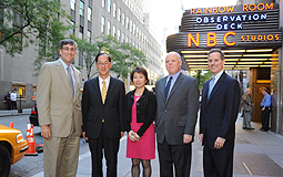 Tsang Tak-sing visits the NBC headquarters