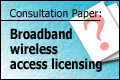 Broadband wireless access licensing