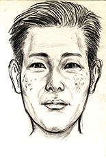 Sketch of male suspect