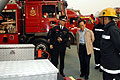 Donald Tsang visits Fire Services Department