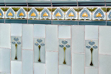 Kom Tong Hall - glazed tiles