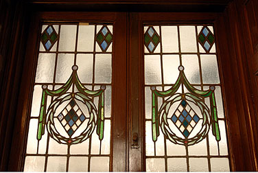 Kom Tong Hall - stained glass