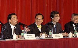 Qiao Xiaoyang, Donald Tsang, Li Fei, Xu Ze