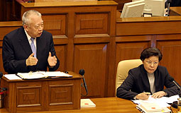 CE at LegCo Q&A session