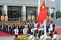 flag-raising ceremony