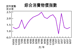 綜合消費物價指計數