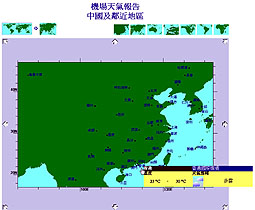 機場天氣報告網頁