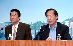 Stephen Chan & Paul Cheung meet media