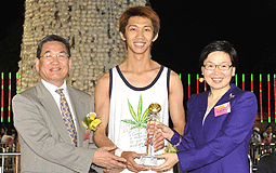 Chan Hing-tze,  Ho Sin-fai and  Florence Hui