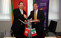 HK, Mexico sign air services pact