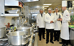 SFH visits caterers