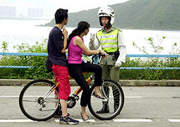 Cycling safety campaign